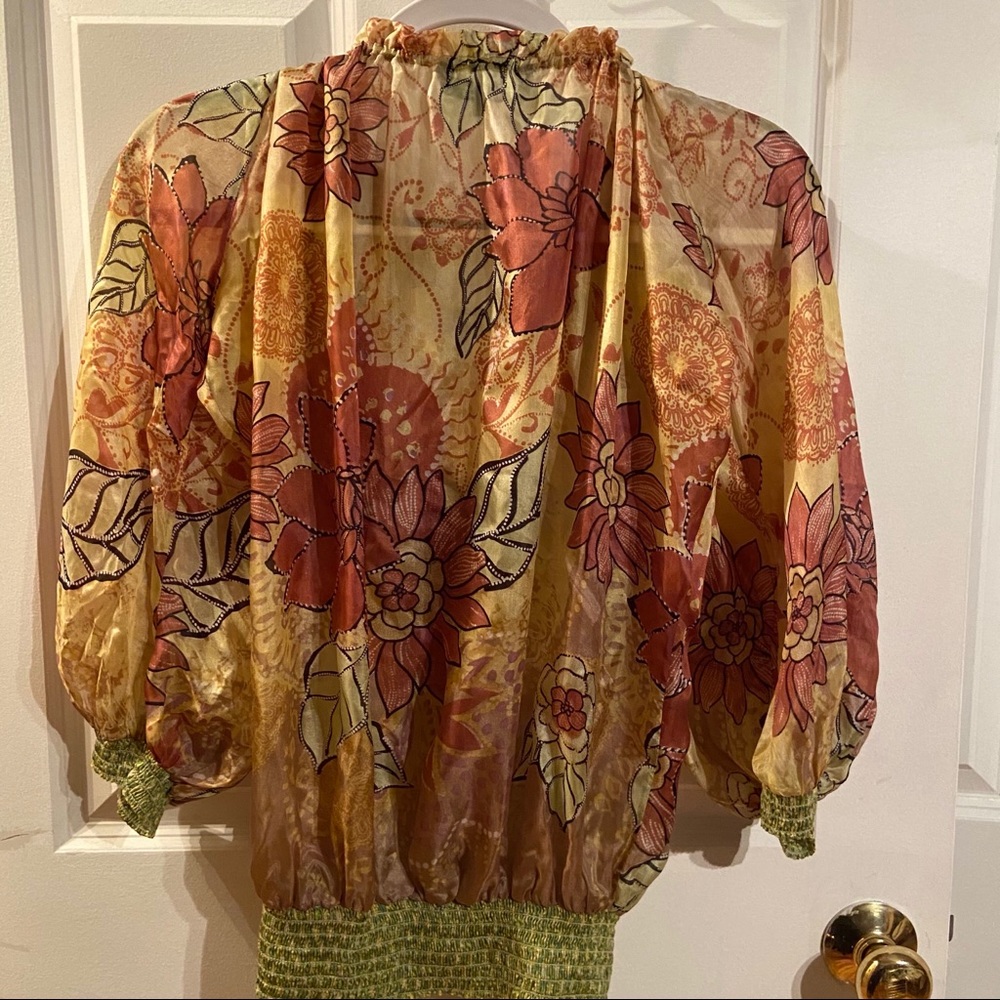 Analili 100% silk blouse